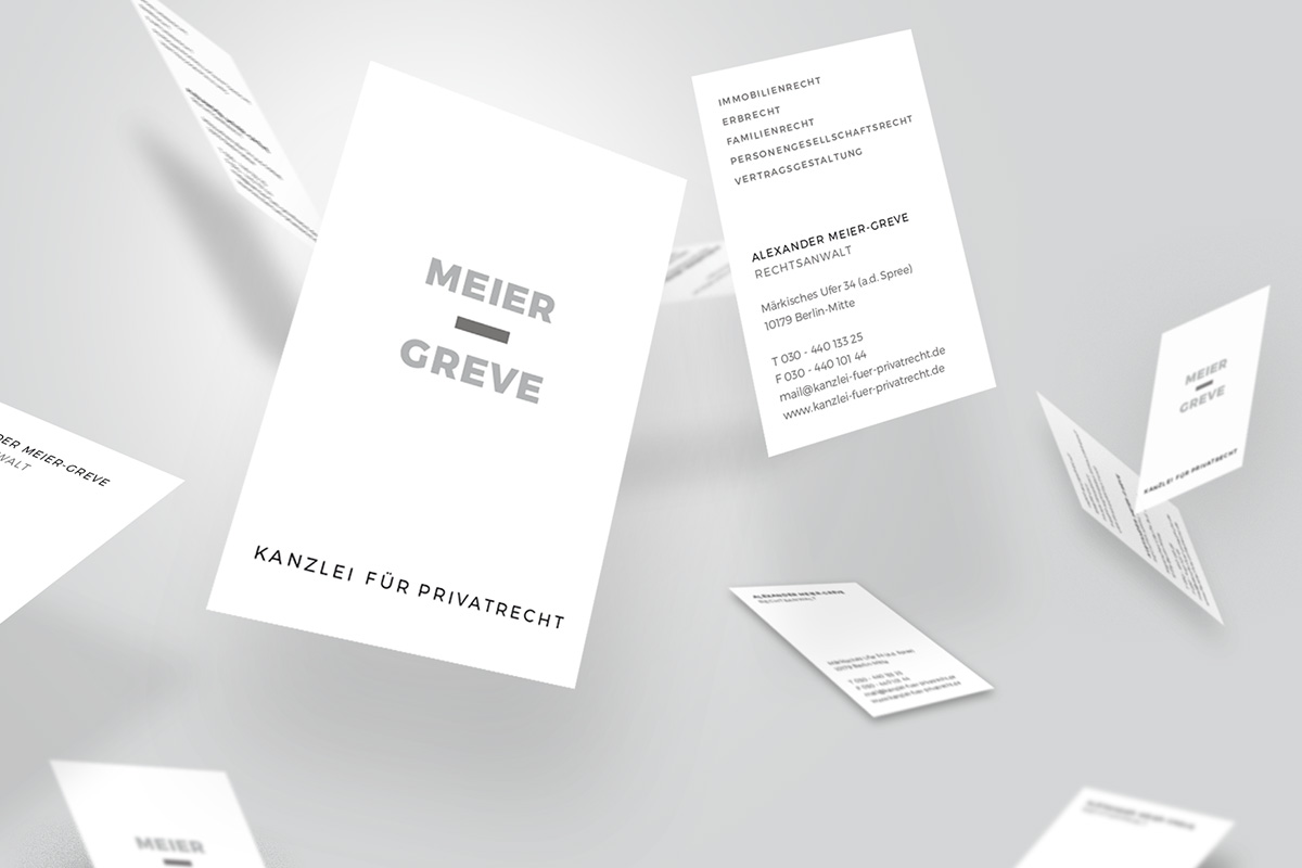 Meier Greve Business Cards